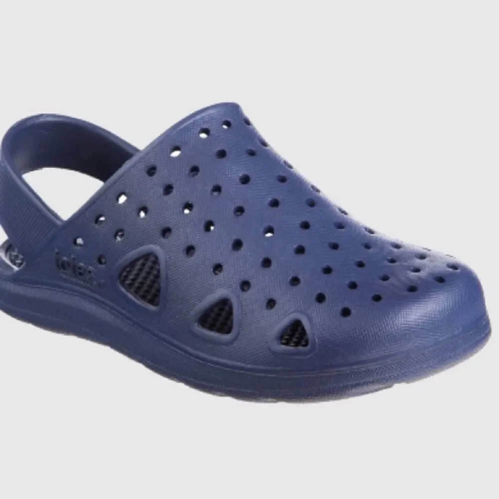 Totes Sol Bounce Toddler Clogs, Toddler Boy's,, Size: 7-8T, Blue washable shoes